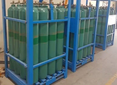 Gas cylinder pallet